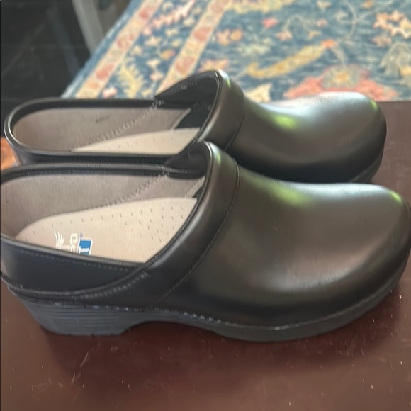 Dansko LT Professional Black Leather Clogs Shoes SZ 40/9.5-10 NEW - Picture 3 of 8
